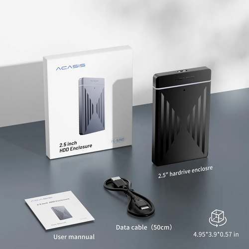 Carcasa Para Disco Duro 2.5 Usb3.0 Sata Case Acasis
