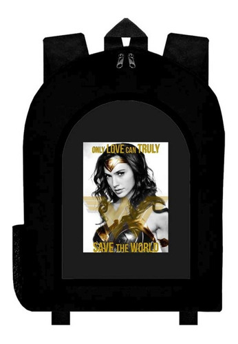 Mochila Wonder Woman Mujer Maravilla Adulto / Escolar D7