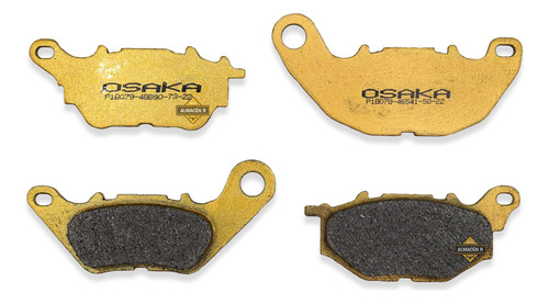 Kit Balata Delantera Y Trasera R-3 Mt-03 Yzf-r3 Semimetalica