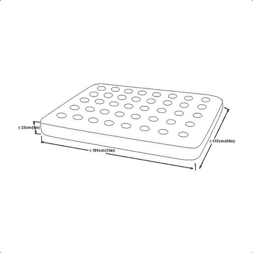 Colchon Inflable Manual Klimber Color Gris