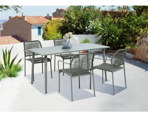 Terraza Lepascal 5 Piezas Verde Just Home Collection