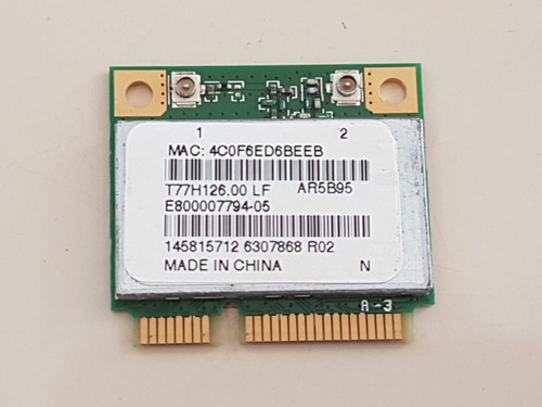 Ar5b95 Placa Wifi Para Notebook Sony Vpceb Pcg-71312l