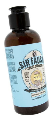 Sir Fausto Men's Kit Shampoo Para Barba + Cabello Travel
