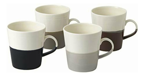 Royal Doulton 40032916 Taza De Café (560 Ml), Color Gris,