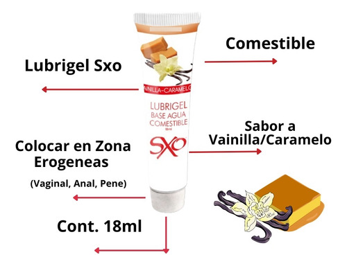Lubricante Comestible Vainilla-caramelo & Termico Hot Fresa Vainilla Caramelo / Fresa