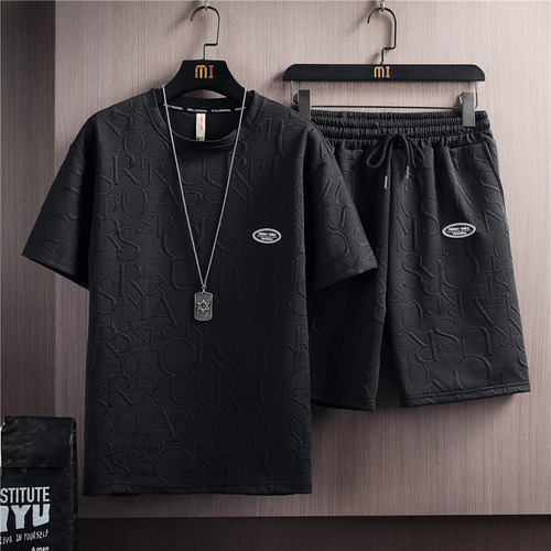 Conjunto De 2 Piezas De Camiseta Y Pantalones Cortos De Seda