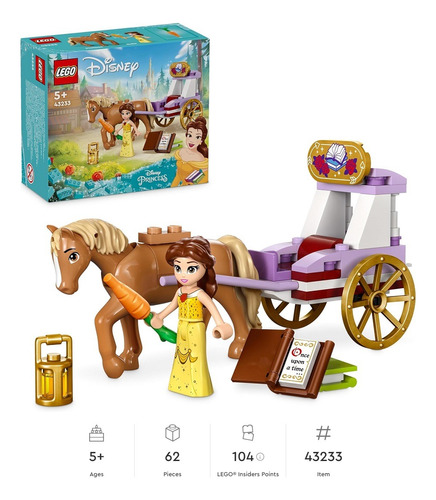 Lego 43233 Disney Princesas Bella Y Su Caballo 62 Pzs