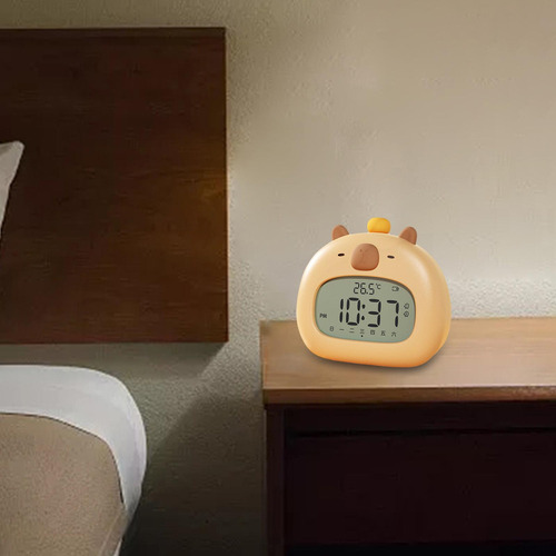 Reloj Despertador Digital Con Luz Nocturna Y Carga Usb Para