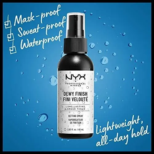 Spray Fijador De Maquillaje Profesional Nyx Dewy