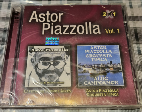 Astor Piazzolla -2x1 -cafetin- Orquesta -cd New #cdspaternal