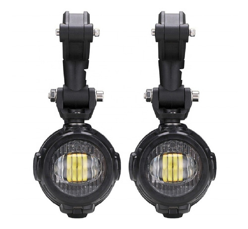 Juego Faros Auxiliares Cree Led Moto Tipo Bmw 40w 8000lm