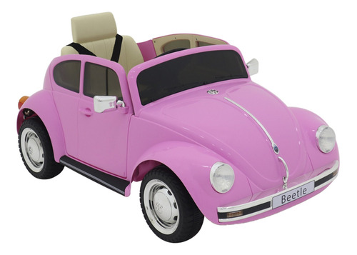 Mini Carrinho Elétrico Infantil Vw Beetle 12v Controle Usb