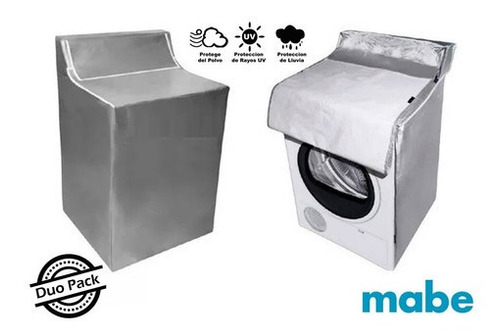 Cover Wash Set Para Lavadora Y Secadora 16 A 23 Kg Mabe