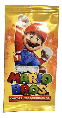 Super Mario Bros Serie 1 - Mazo + 20 Sobres De Cartas Colecc