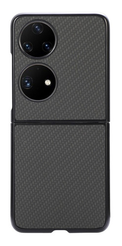 Carcasa Textura Carbono Para Huawei P50 Pocket - Colorcell