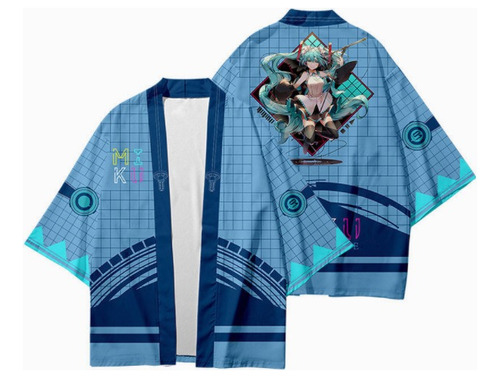 Chaqueta De Media Manga Unisex De Miku Hatsune Cosplay Traje