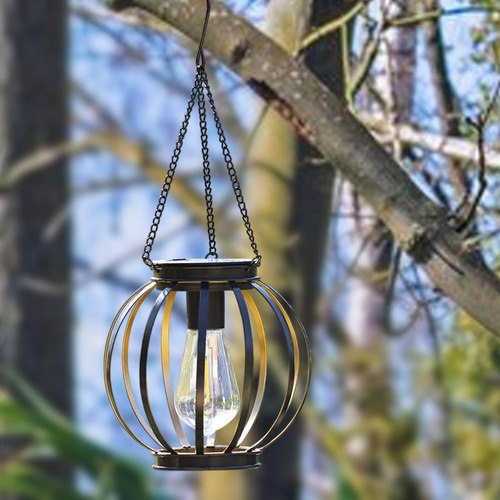 Lámpara De Hierro Con Energía Solar Lámpara Impermeable