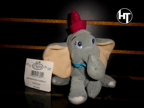 Imagen 1 de 10 de Disney, Dumbo, Elefante, Mini Bean Bag, Peluche, Nuevo, 7 