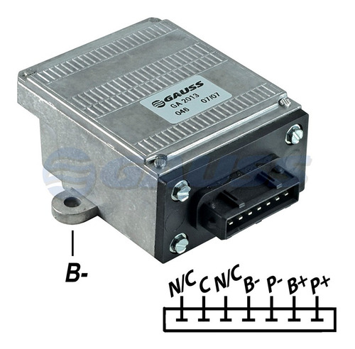 Imagen 1 de 5 de Modulo Encendido Electronico Volkswag Gol Bosch 7 Terminales