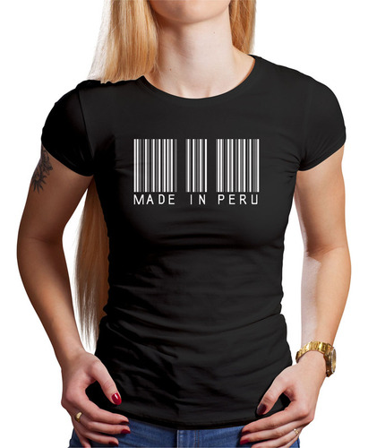 Polo Dama Made In Peru Barcode (d0016 Boleto.store)