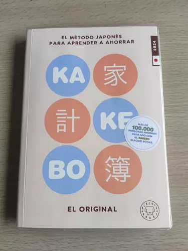 KAKEBO BLACKIE BOOKS 2024. EL ORIGINAL.. EL MÉTODO JAPONÉS PARA