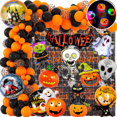50 Art Halloween Calavera Calabaza Esqueleto Fantasma Globo