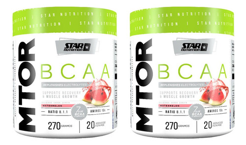 Mtor Bcaa 8.1.1 Star Nutrition 270gr X 2un - Watermelon