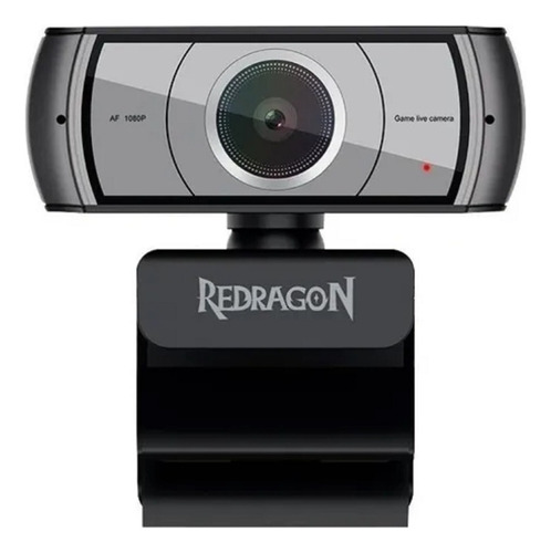 Câmera web Redragon Apex Full HD 30FPS cor preto