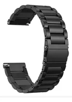 Comprar Pulsera Malla Correa Reloj De Repuesto Para Reloj O Smartwatch De Acero De 20 Mm Color Negro - Otec