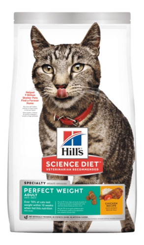 Perfect Weight Cat Hill's Science Diet De 1.4 Kg
