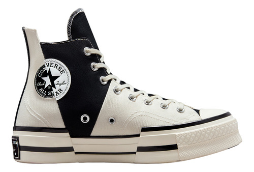 Tenis Converse Botas Chuck 70 Plus Unisex-blanco/negro