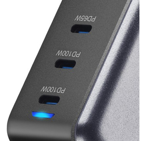Estação De Carregamento De Mesa 440w Carregador Gan De