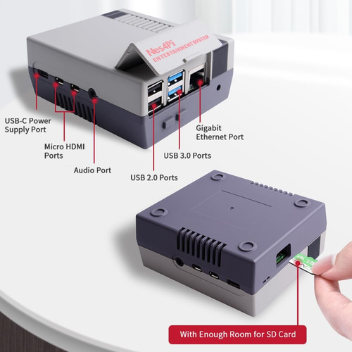 Geeekpi Kit De Inicio Para Raspberry Pi 4 8gb, Con Raspberry