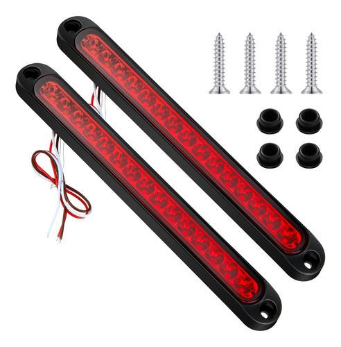 Frienda 2 Piezas De 10 Pulgadas Y 15 Luces Led Traseras De R