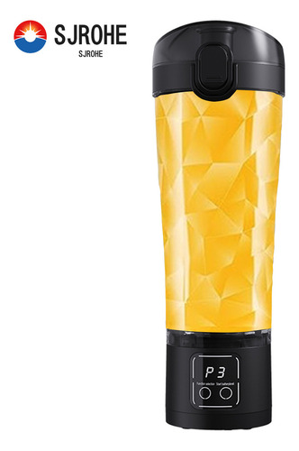 Exprimidor Licuadora Mini Recargable Usb Sjrohe® Batidora Eléctrica Portátil Para Proteína En Polvo Y Jugos Naturales Y Vida Saludable Exprimidor Compacto Sin Bpa Perfecto Para Gym Oficina Y Viajes