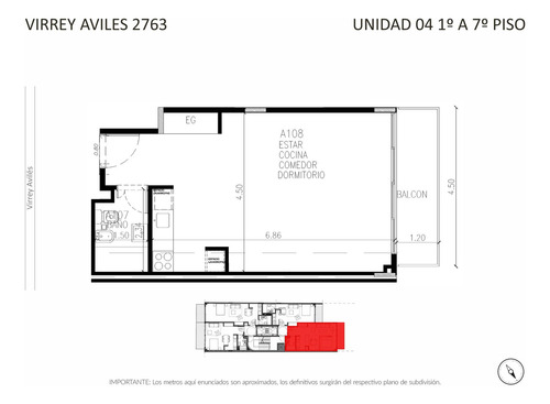 Venta Departamento De 1 Ambiente En Belgrano