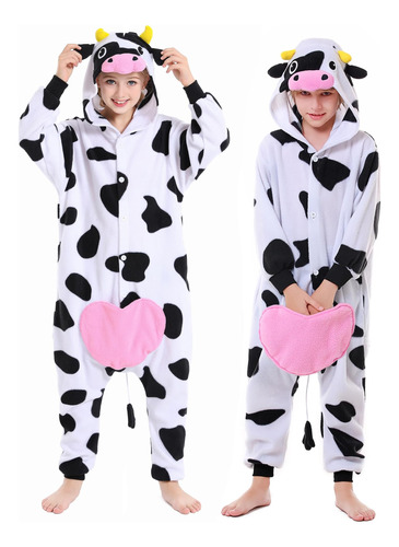 Canasour Unisex Halloween Kids Cow Onesie Para 6-8 Años Niña