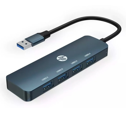 Imagen 1 de 3 de Hp Dhc-ct100 Adaptador Hub Con 4 Puertos Usb 3.0 5gbps 5v