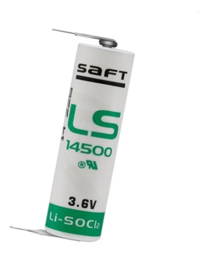 Batería Saft Ls-14500 Pines Soldables 