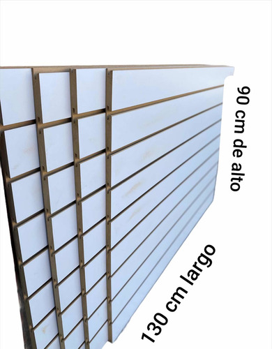 Panel Ranurado + Ganchos Cromados X20 Unidades 15cm O 20cm