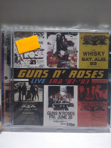 Guns N Roses Live Era 87,' 93'  Cd Doble Nuevo