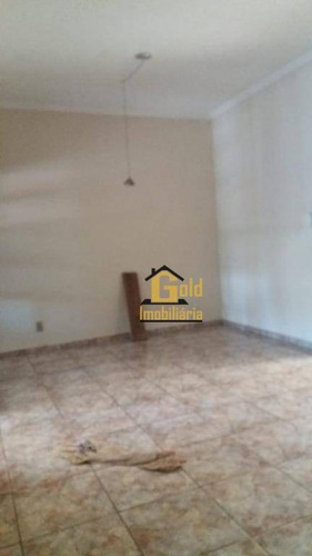 Casa Com 2 Dormitórios Para Alugar, 131 M² Por R$ 900,00/mês - Jardim Heitor Rigon - Ribeirão Preto/sp - Ca0752