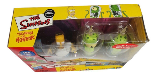 Los Simpsons Escenario Playmates Horror - Homero Kang Kodos (Usado)