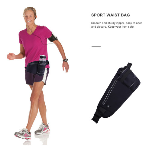Riñonera Para Correr Con Soporte Para Botellas De Agua S