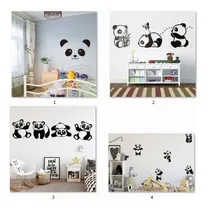 Comprar Calcomanias O Vinilos Decorativos De Osos Panda Infantiles.