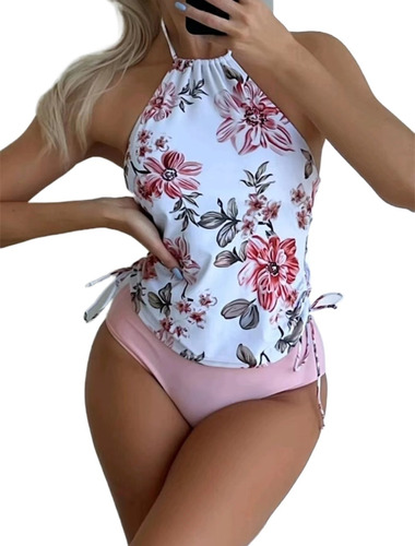 Body De Cuello Alto De Bikini De Playa Para Mujer De Verano