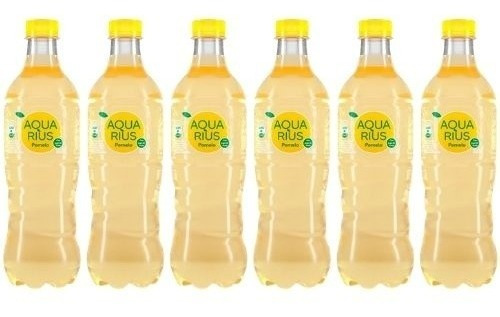 Agua Saborizada Aquarius Pomelo 500ml X6 Zetta Bebidas