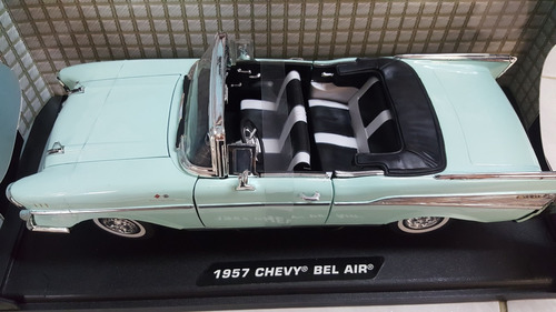1957 Chevy Bel Air Auto Escala 1:18 Motor Max De Collection