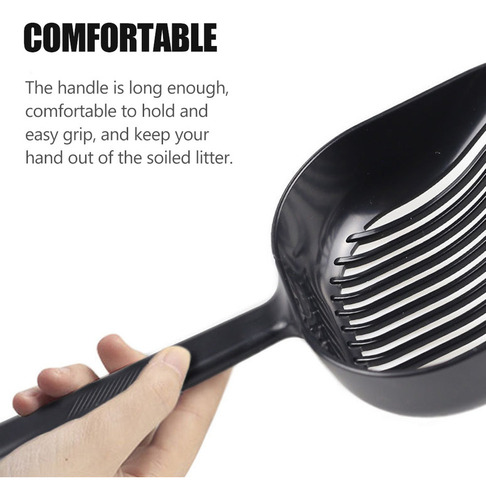 Pala De Arena Para Gatos De Metal Litter Scooper, 2 Unidades