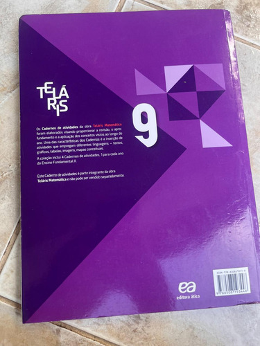 Livro Didático Teláris Matemática 9o Ano + Caderno De Atividades (Usado)